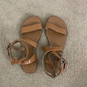 Tony Bianco Honey Nappa Flat Sandal Gladiator Size 7